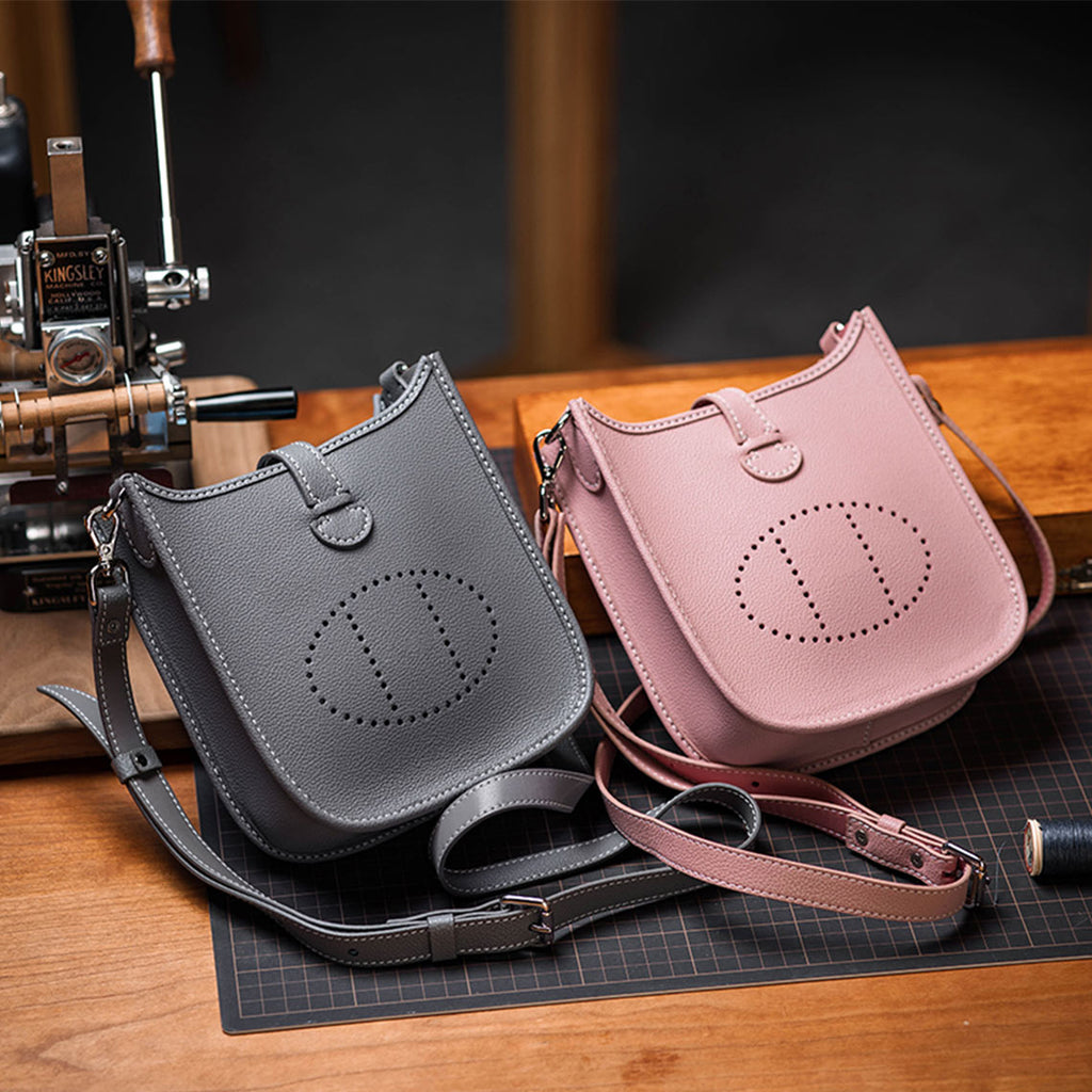 Pink & Grey Grey Evelyne Bag Mini  Small Size  | Wirkin