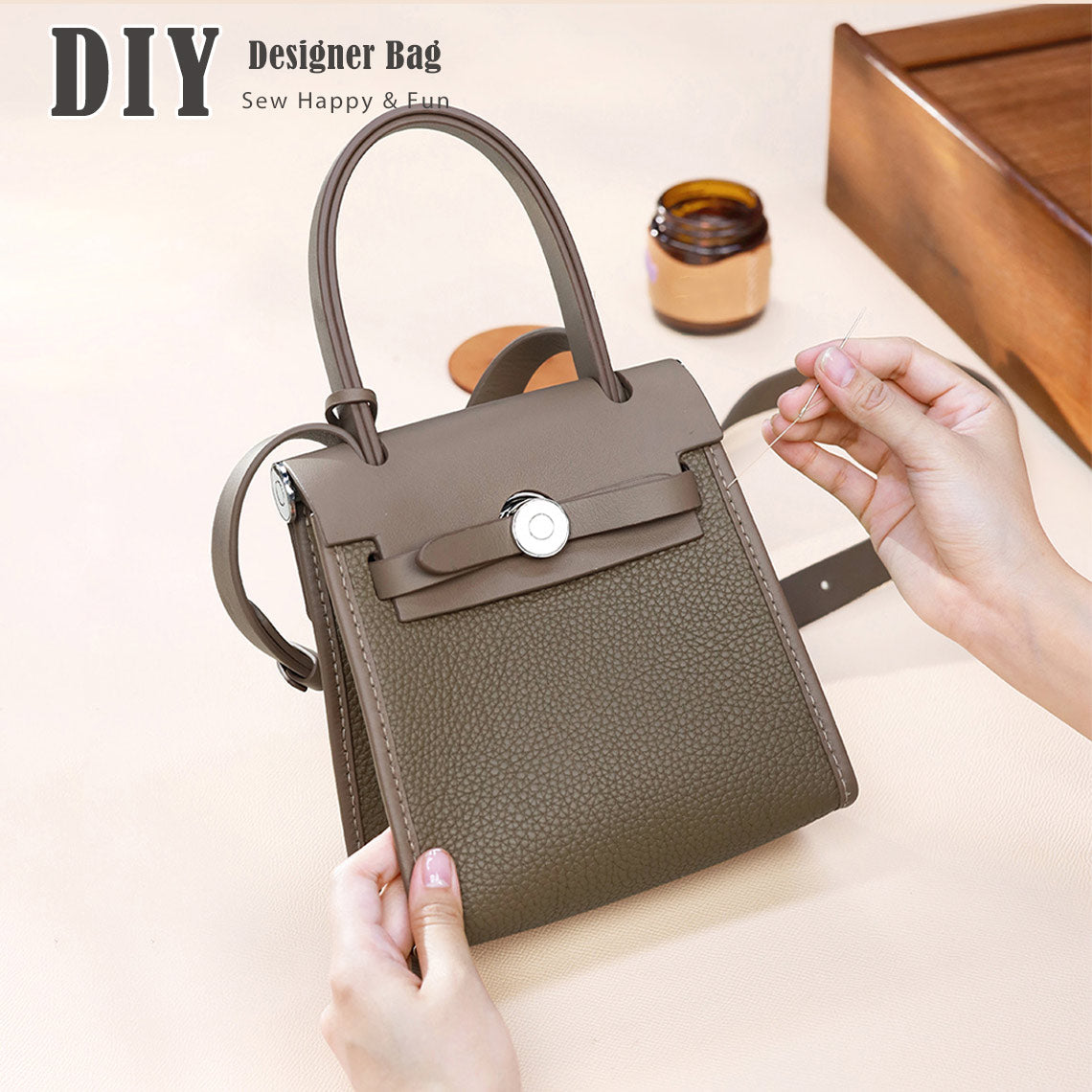 DIY Handmade Mini Herbag Dupe | Mini Leather Bags - Wirkin®