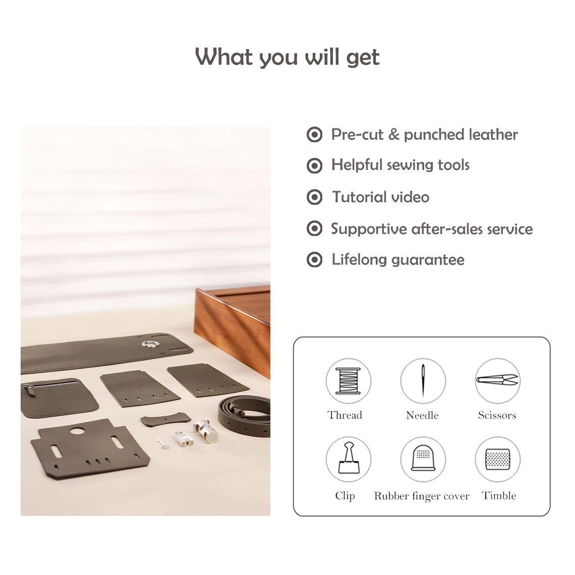 Wirkin® DIY Leather Kits | Semi-finished Leather Patterns