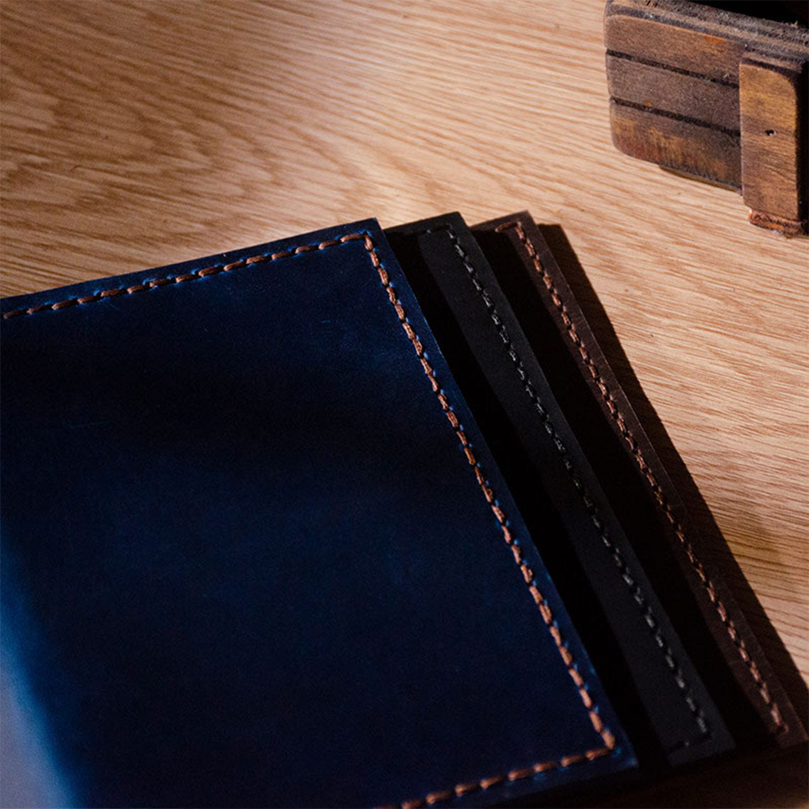 Wirkin® Crazy Horse Leather Passport Travel Wallet DIY Kits