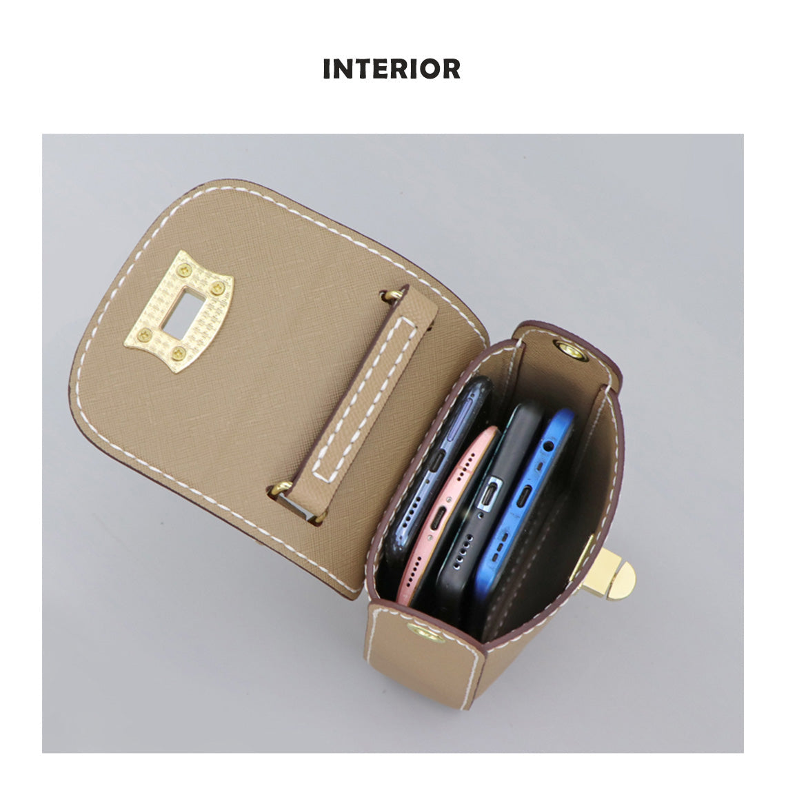 Wirkin® Top Grain Leather Cell Phone Bag DIY Kits