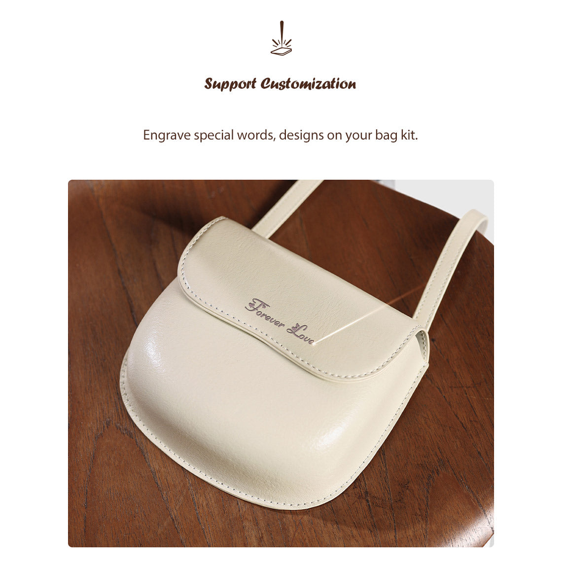 Customized Leather Bag | Leather Engraving - Wirkin®