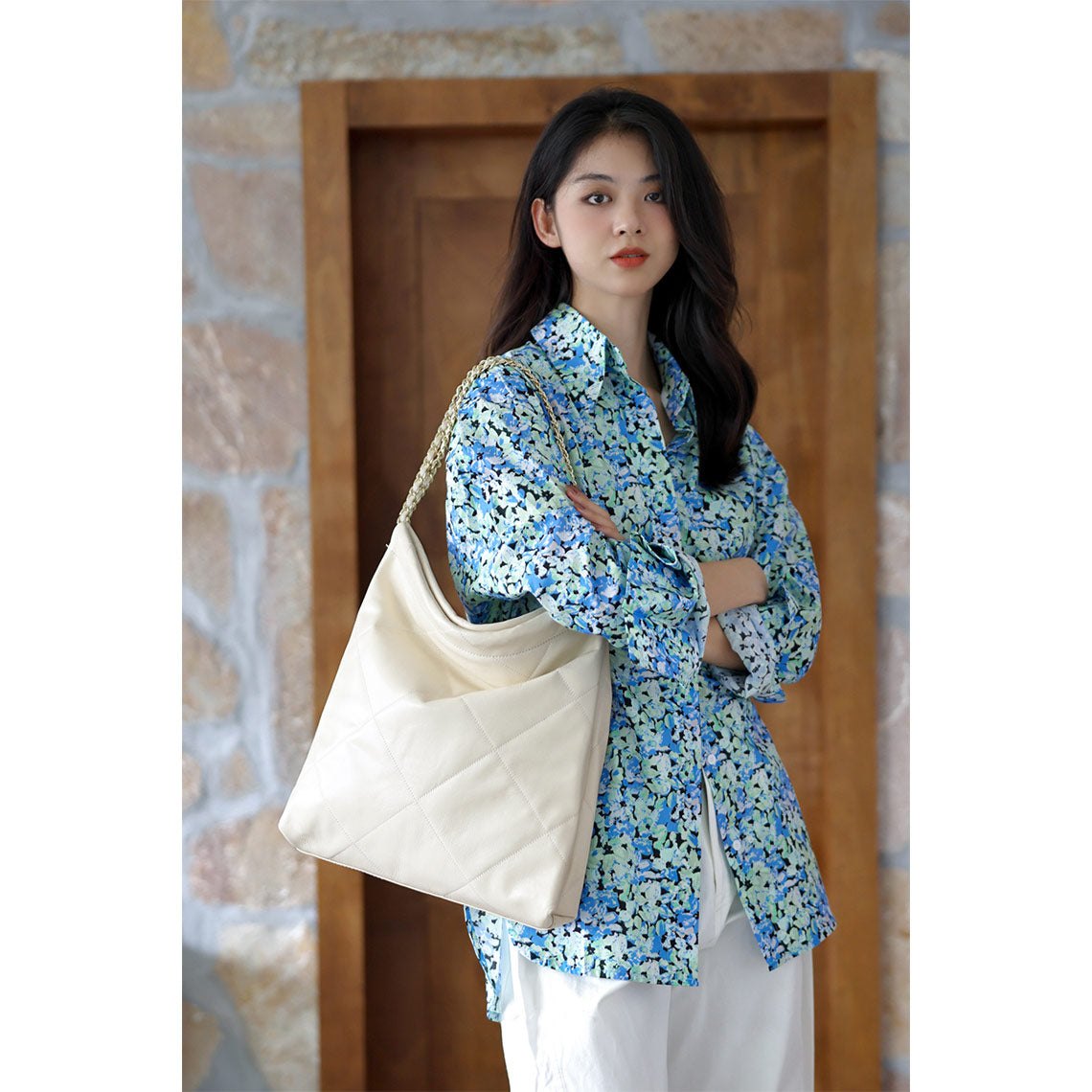 DIY Handmade Quilted Tote Bag | Women Chain Shoulder Bag - Wirkin®