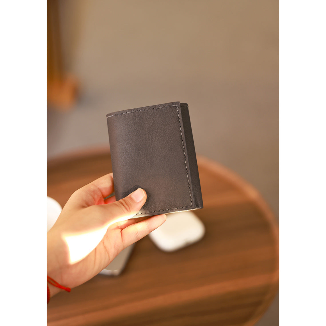 Wirkin® Top Grain Leather Buckle Trifold Wallet DIY Kits