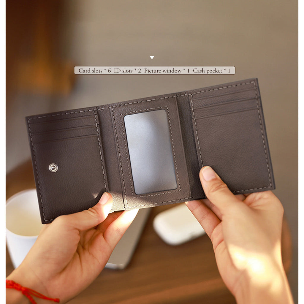 Wirkin® Top Grain Leather Buckle Trifold Wallet DIY Kits
