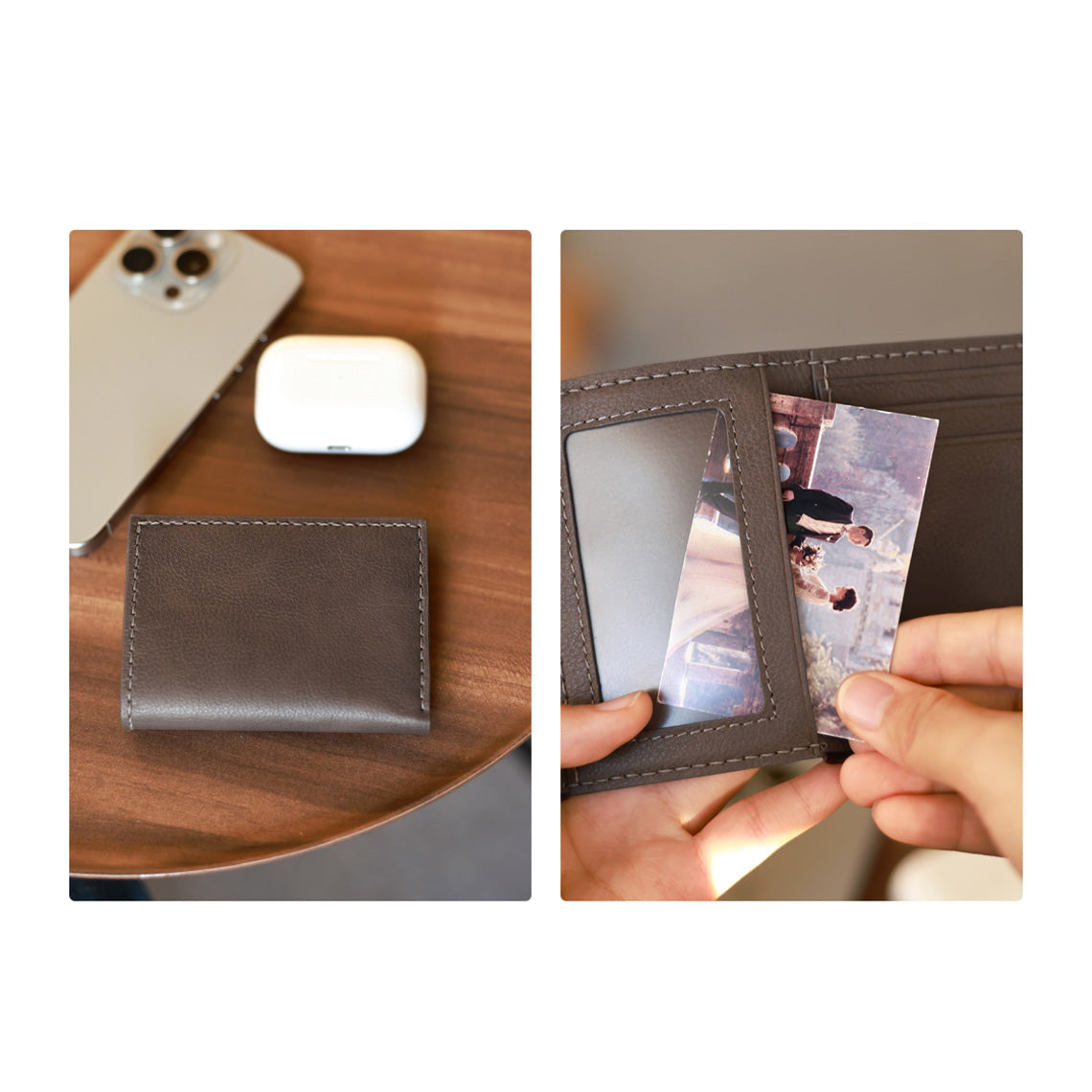 Wirkin® Top Grain Leather Buckle Trifold Wallet DIY Kits