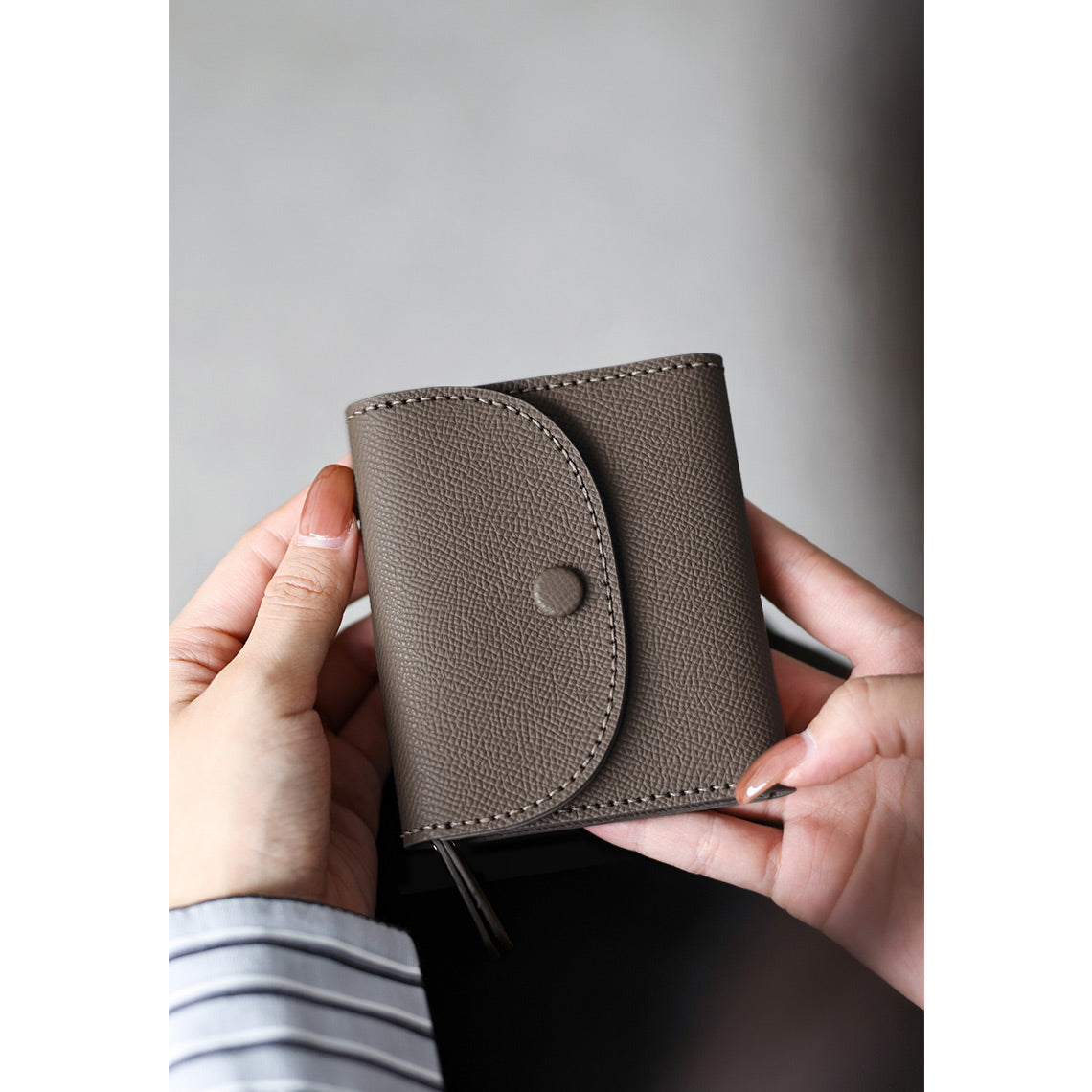 Wirkin® Top Grain Leather Compact Coin Purse DIY Kits