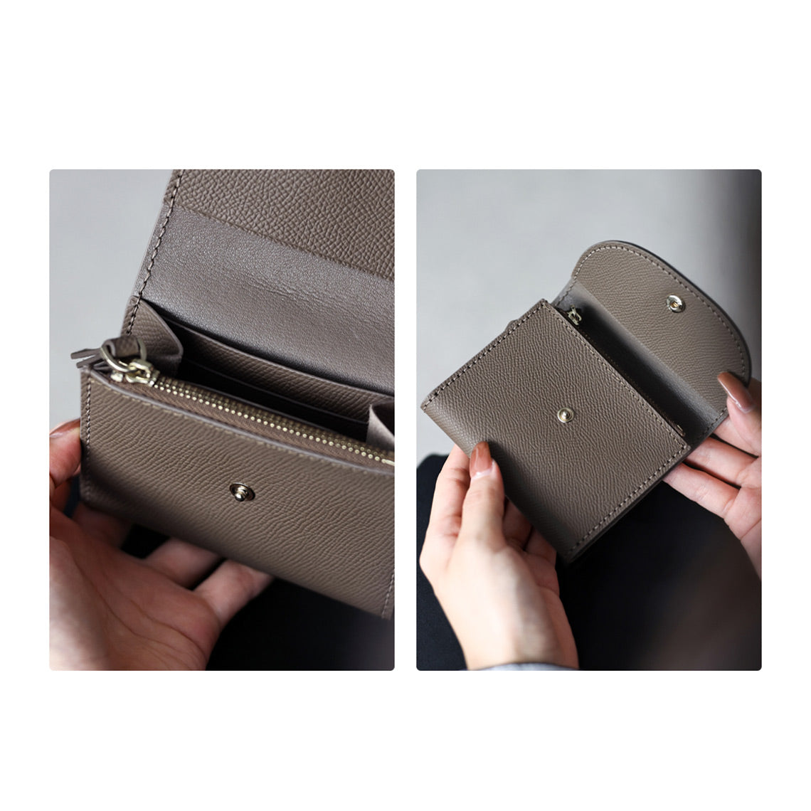Wirkin® Top Grain Leather Compact Coin Purse DIY Kits