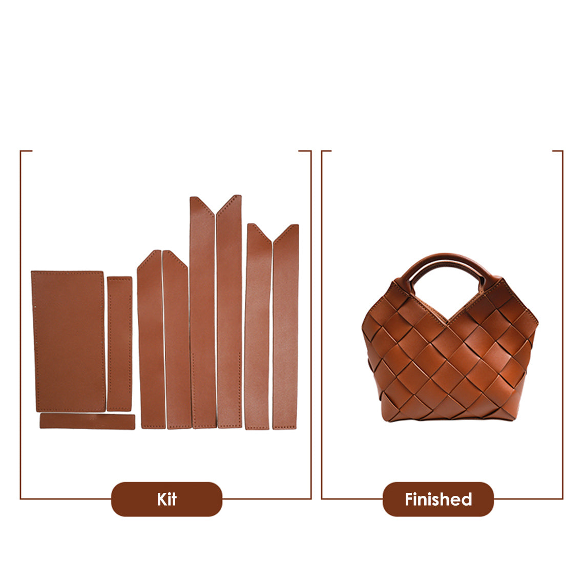 Wirkin® Vegan Leather Woven Handbag DIY Kit