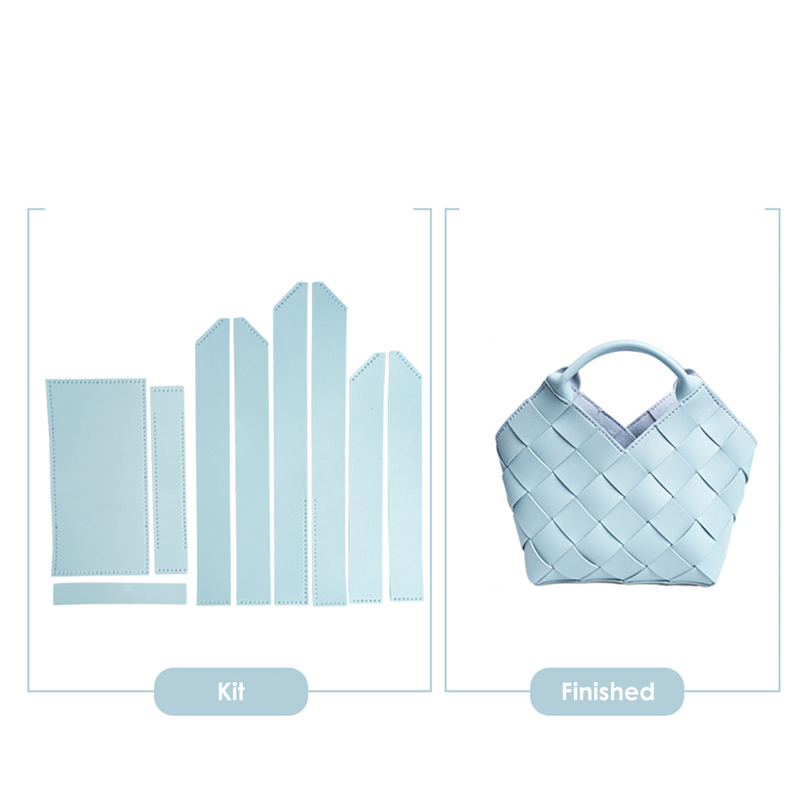 Wirkin® Vegan Leather Woven Handbag DIY Kit