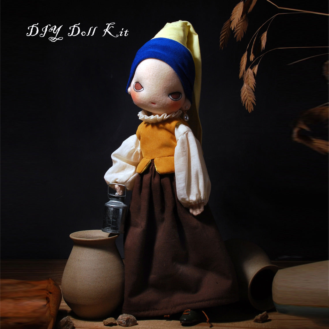 DIY Fabric Doll | Girl with a Pearl Earring Doll - Wirkin®