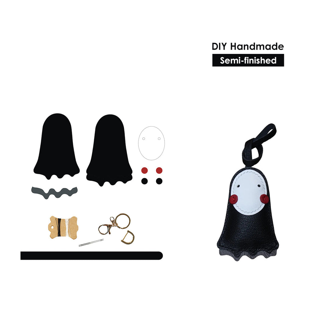 No Face Leather Bag Charm DIY Kit - Wirkin®
