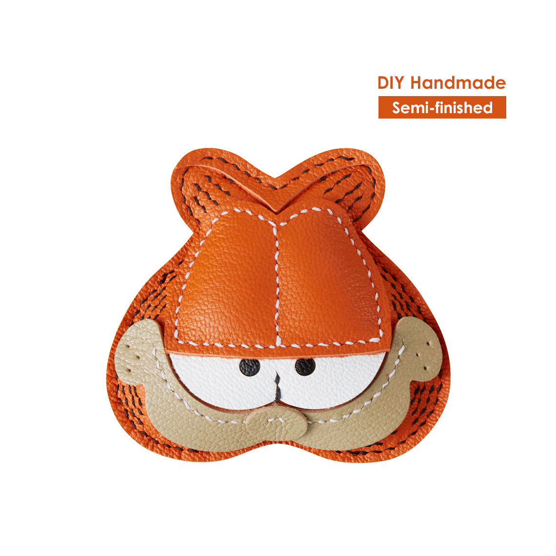 DIY Leather Keychain Making Kits | Garfield Keychain for Kids - Wirkin™