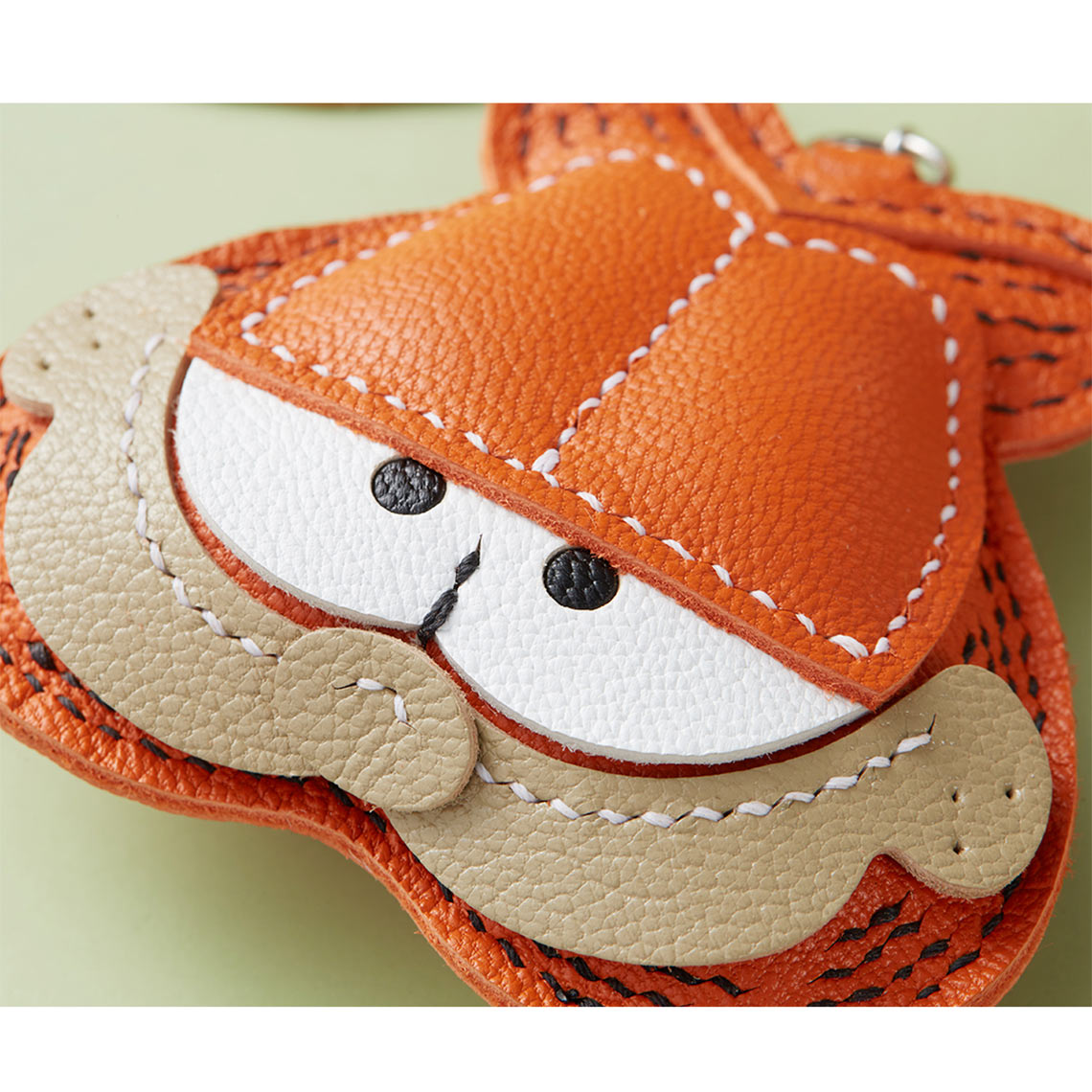 Cartoon Garfield Cat Leather Keychains - Wirkin™