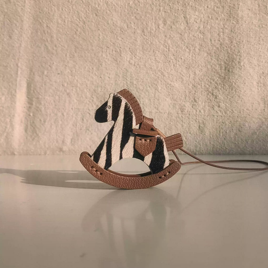 Leather Rodeo Horse Charm | Handmade Rocking Horse Charm - Wirkin®