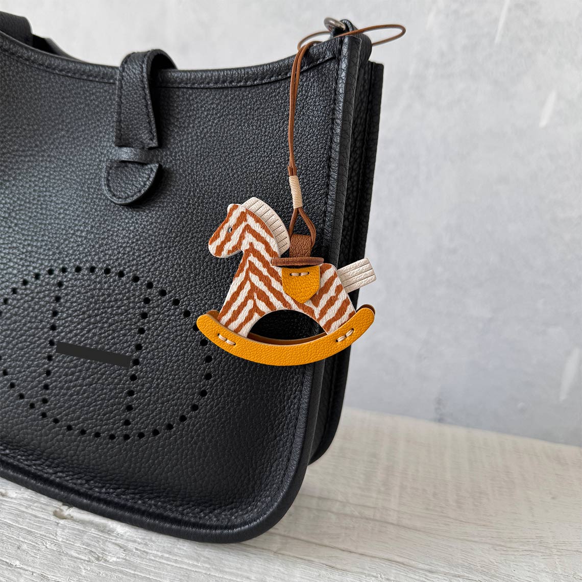 Unique Luxury Design Bag Charm | Handmade Leather Horse Charm - Wirkin®