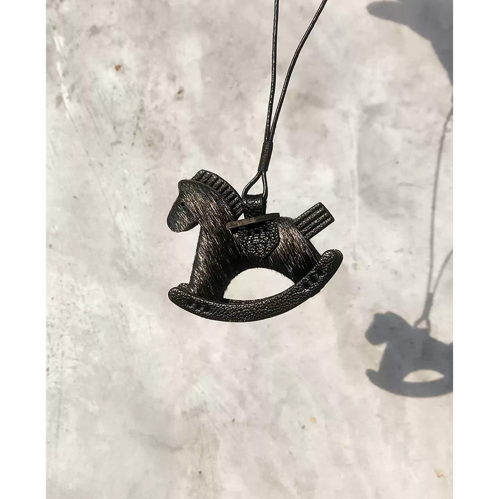 Wirkin® Leather Fur Horse Charm