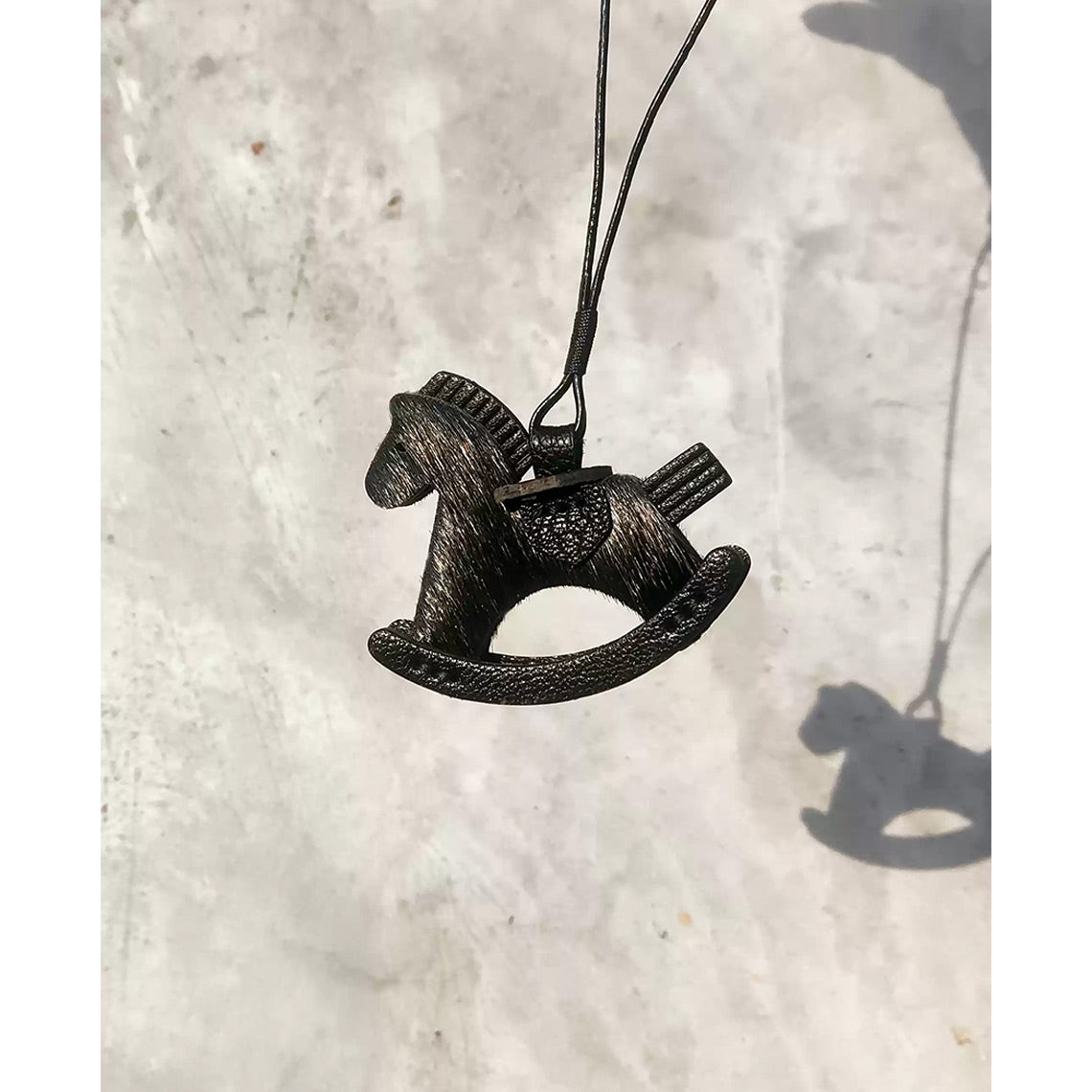Wirkin® Leather Fur Horse Charm