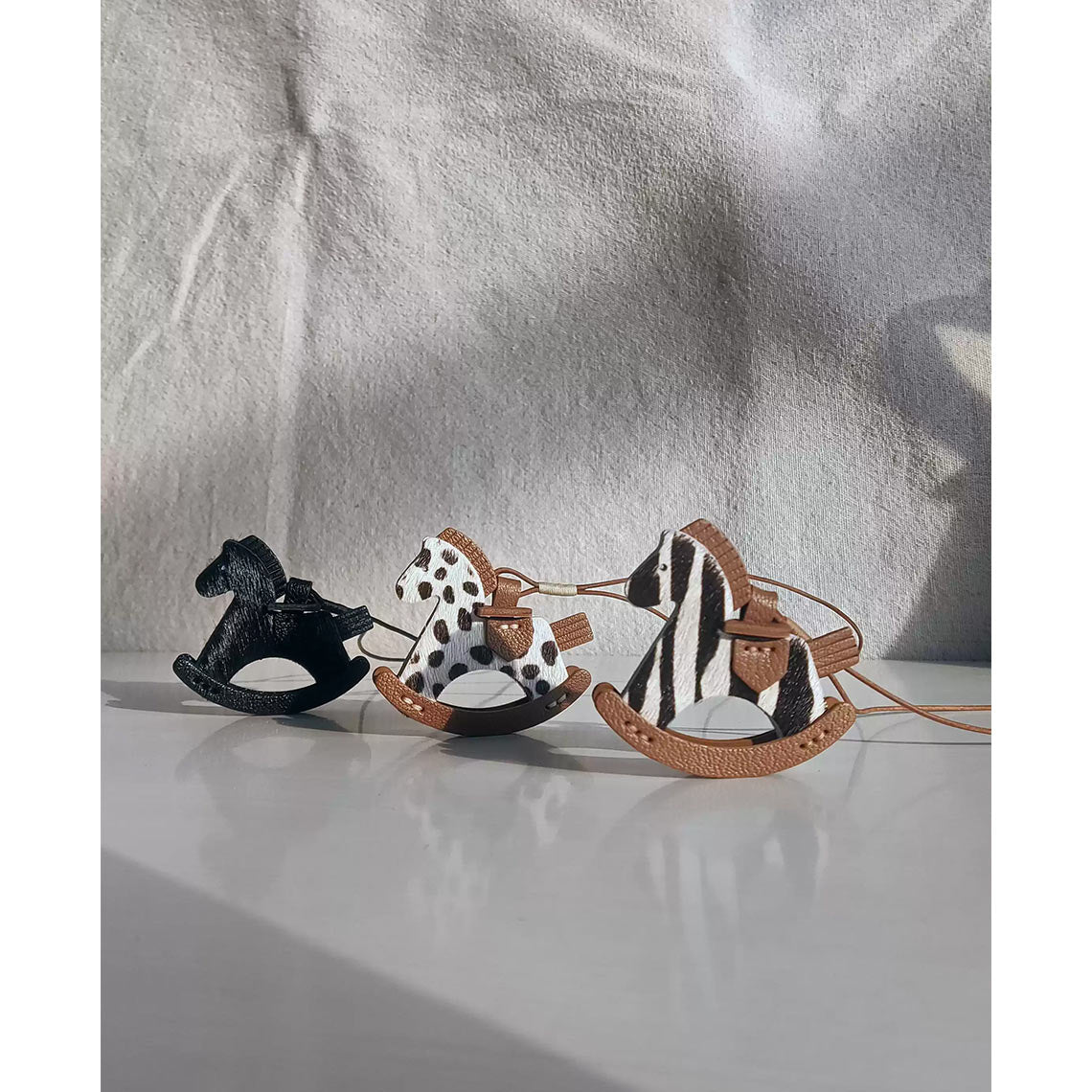 Wirkin® Leather Fur Horse Charm