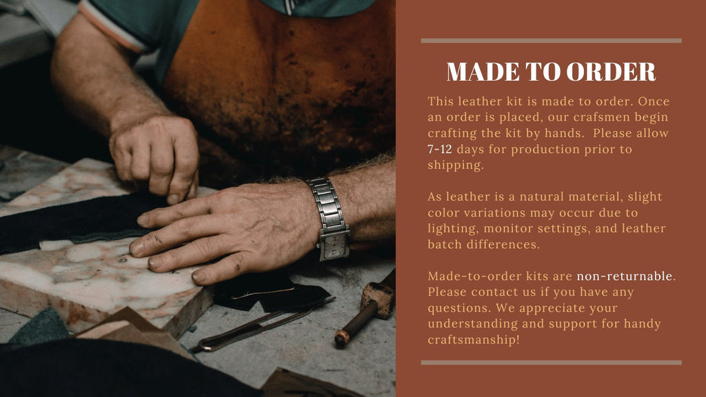 Wirkin® Full Grain Leather Inspired Men's Belt DIY Kits