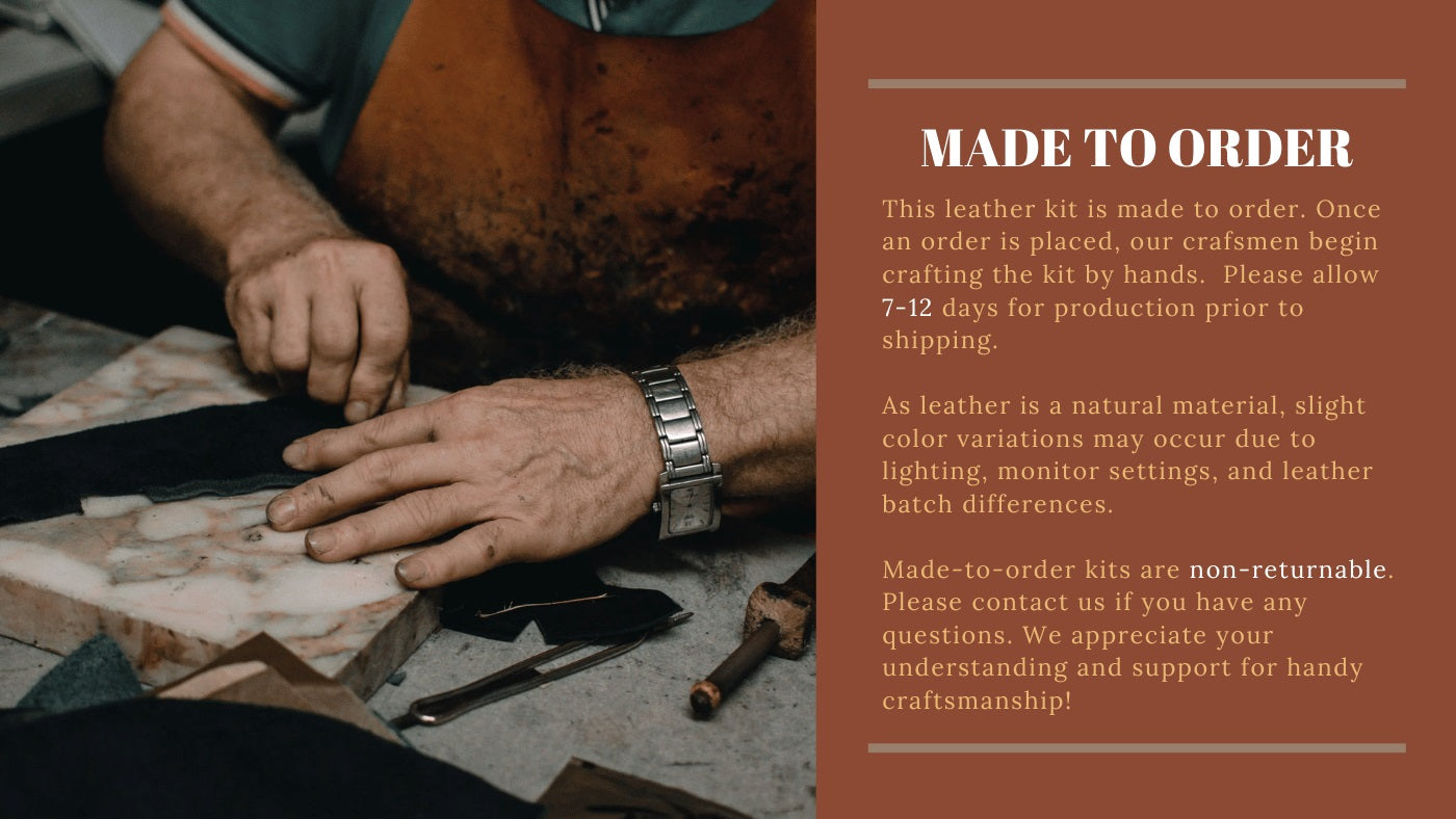 Wirkin® Full Grain Leather Inspired Men's Belt DIY Kits