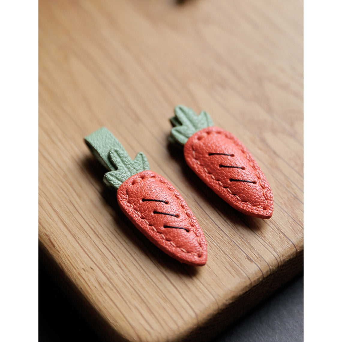 Wirkin® Leather New Bunny & Carrot Keychain DIY Kit