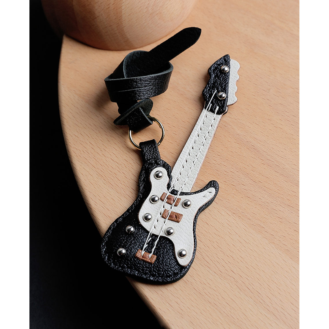 Wirkin® DIY Handmade Guitar Leather Charm