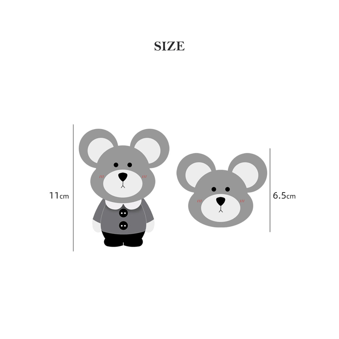 Leather Hamster Keychain Size Bag Accessories - Wirkin®