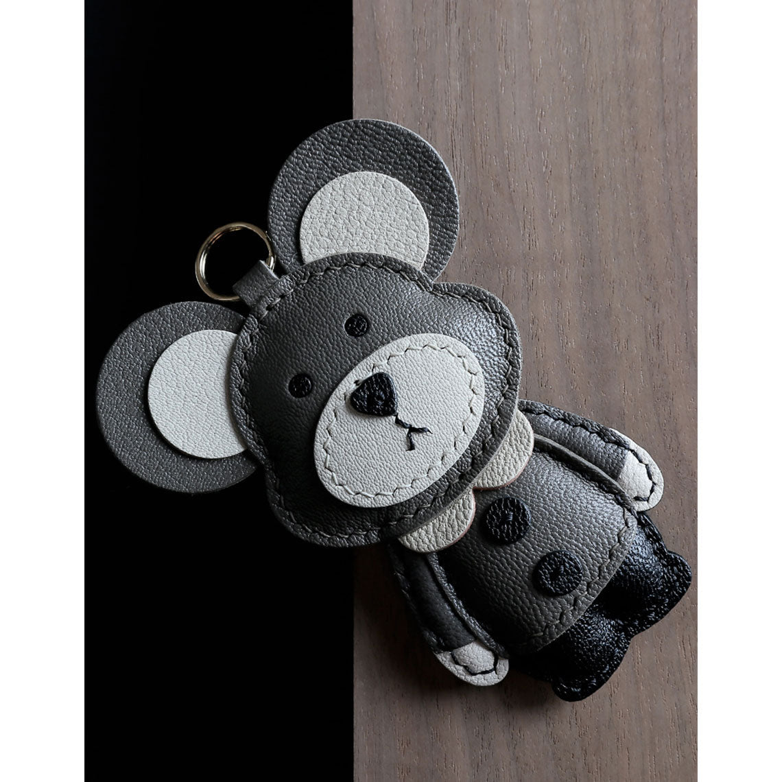 Handmade Hamster Charm Leather Keychain | Personalized Gift - Wirkin®