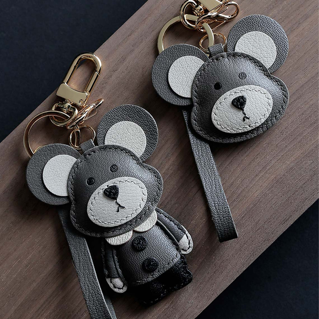 DIY Hamster Leather Keychain Sewing Kit | Cute Hamster Keychain Toy - Wirkin®