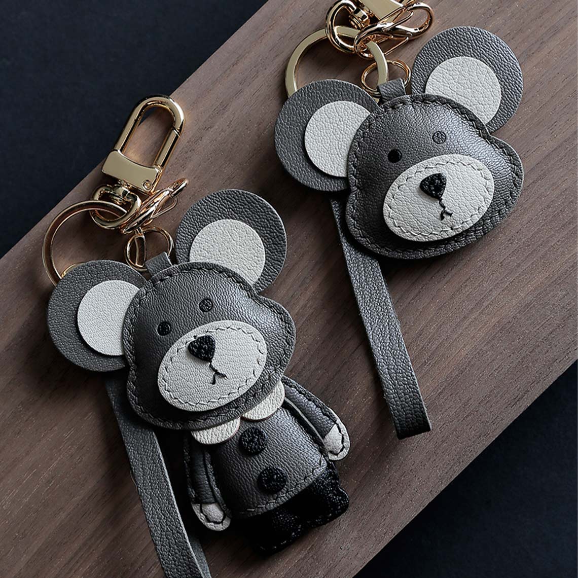 DIY Hamster Leather Keychain Sewing Kit | Cute Hamster Keychain Toy - Wirkin®