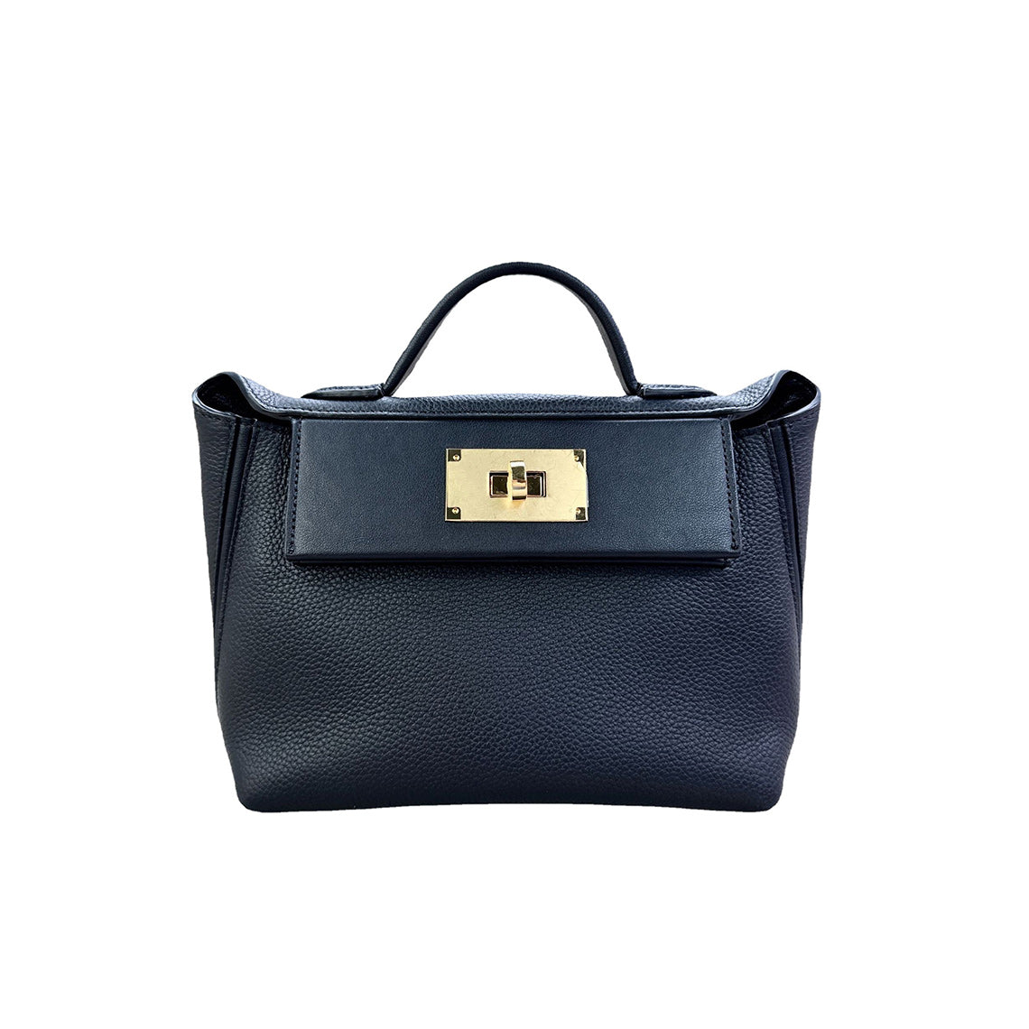 Inspired Designer Handbag | Genuine Leather Crossbody Handbag Black - Wirkin®