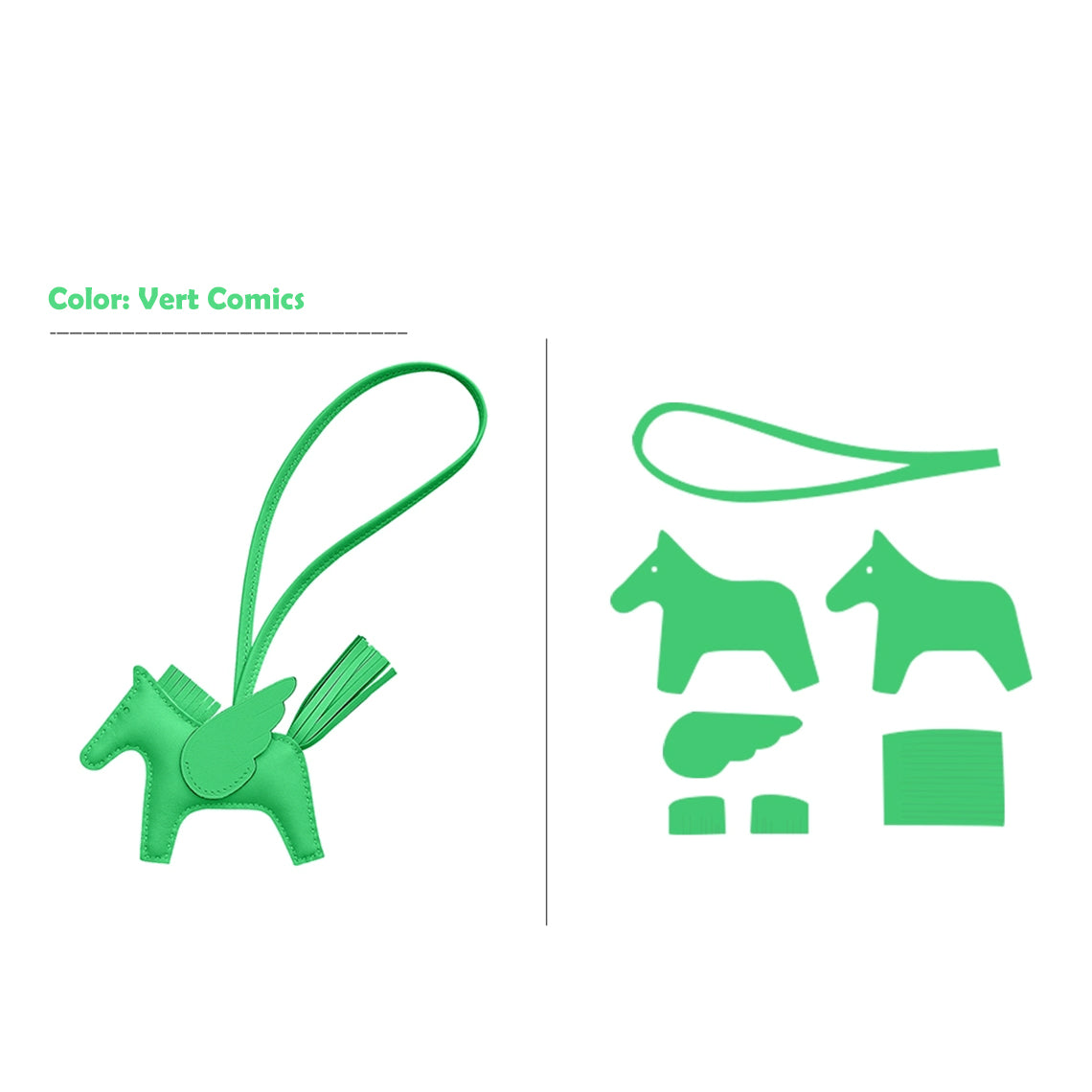 Wirkin® Sheep Leather Flying Horse Charm DIY Kits