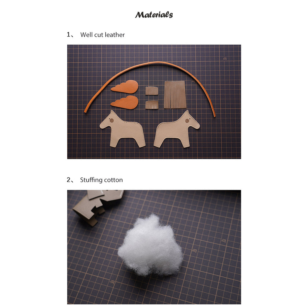 DIY Horse Charm Leather Kit | Beginner DIY Projects - Wirkin®