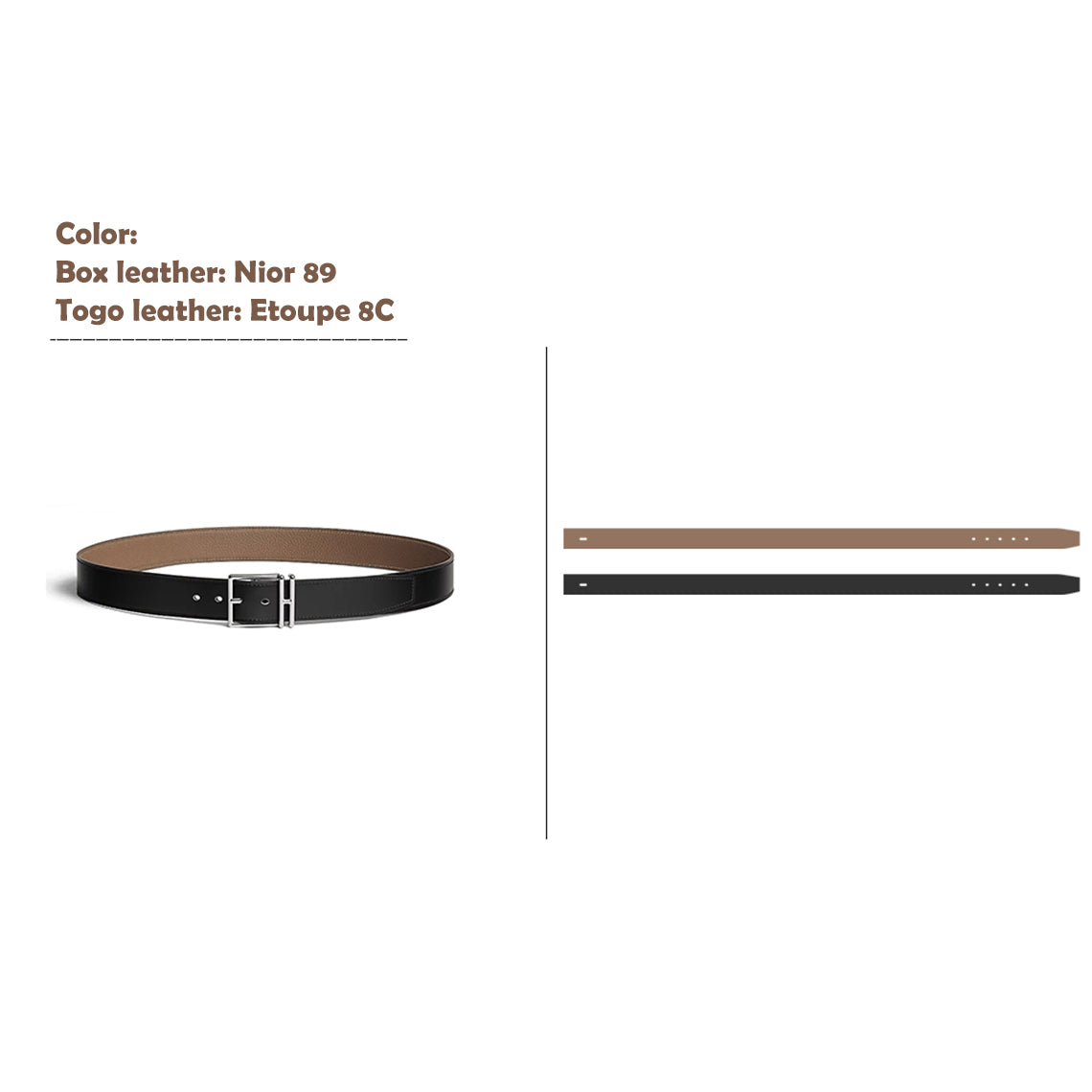 Wirkin® Full Grain Leather Inspired Men's Belt DIY Kits