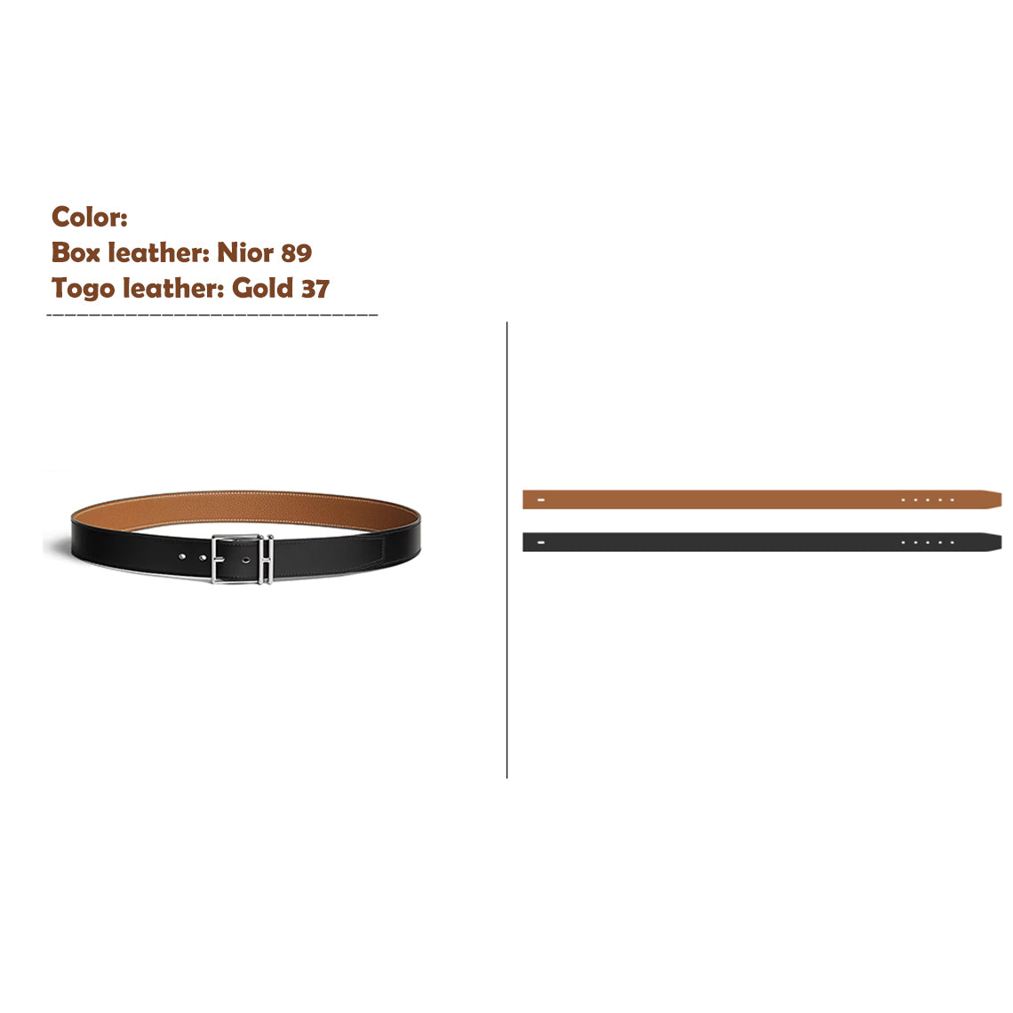 Wirkin® Full Grain Leather Inspired Men's Belt DIY Kits