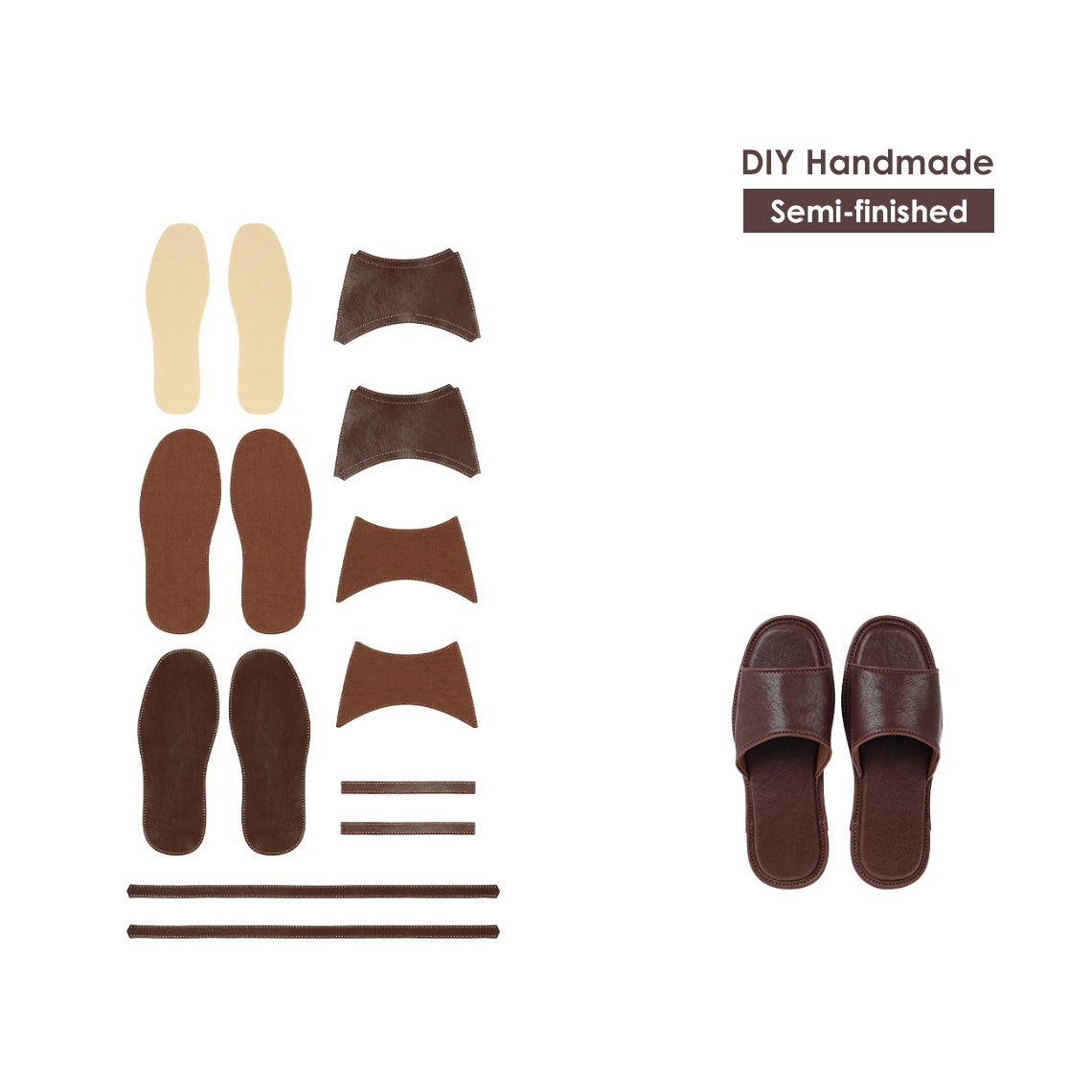 Home Slippers | DIY Leather Slippers Kits - Wirkin®