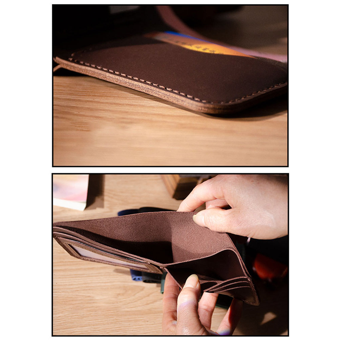 Full Grain Leather Wallet | Bifold Slim Wallet for Men - Wirkin®