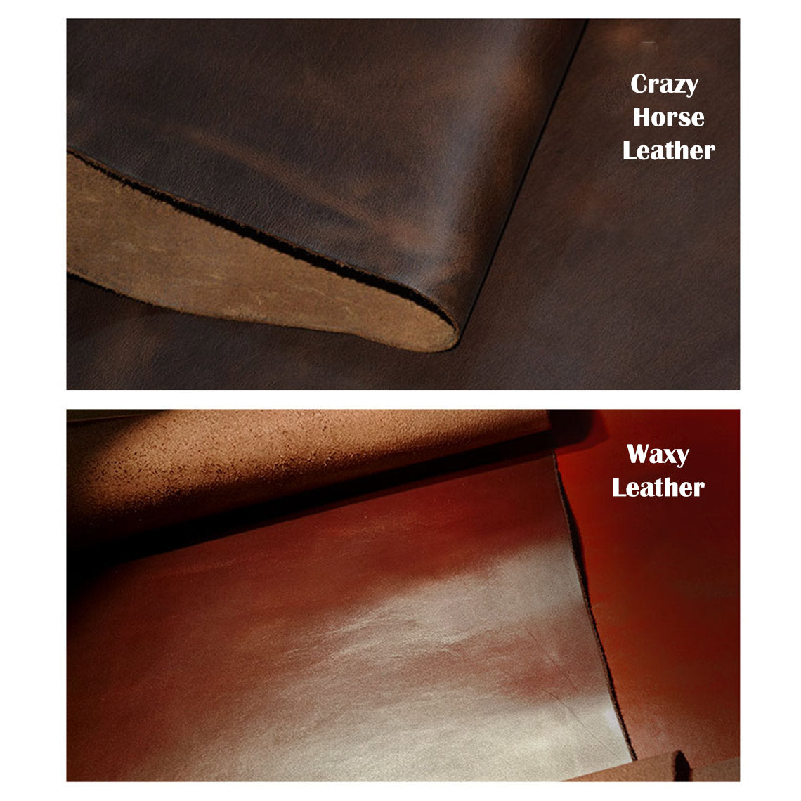 Wirkin® Crazy Horse Leather Men Compact Wallet DIY Kits
