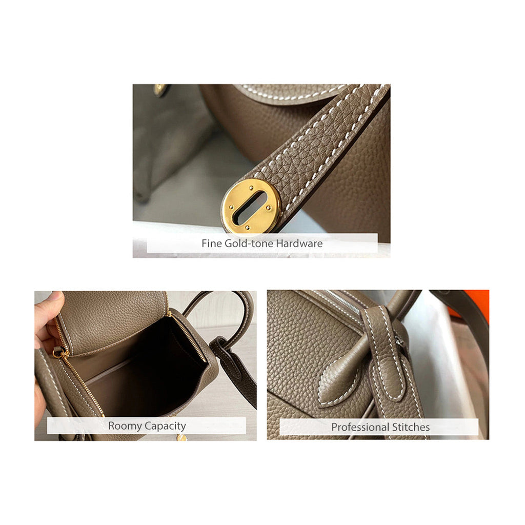 Inspired Luxury Real Leather Bag Details - Wirkin™