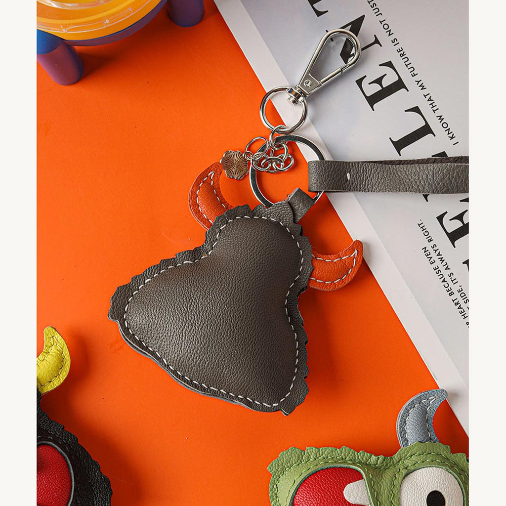 Wirkin® Leather Little Monster Keychain Charm DIY Kit