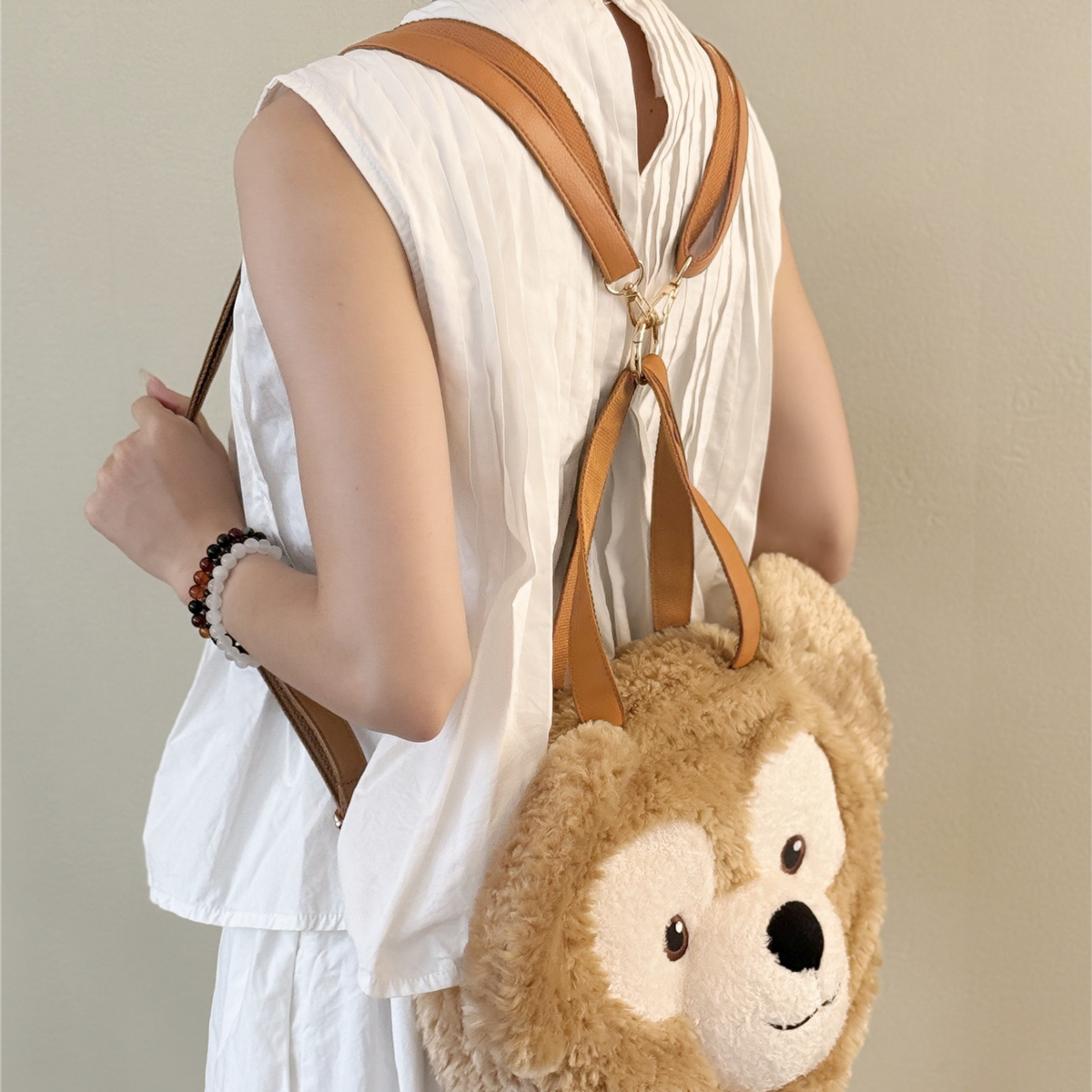 Handmade Genuine Leather Replacement Double Shoulder Straps for Duffy Large Face Bag – Backpack Strap Upgrade