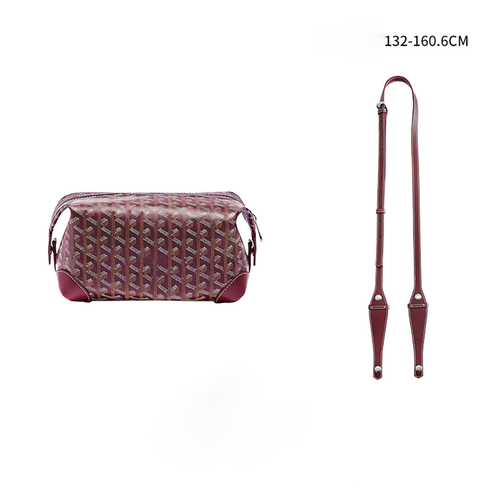 Leather Shoulder Strap for Toiletry Bag – Single Shoulder Replacement Strap Accessory