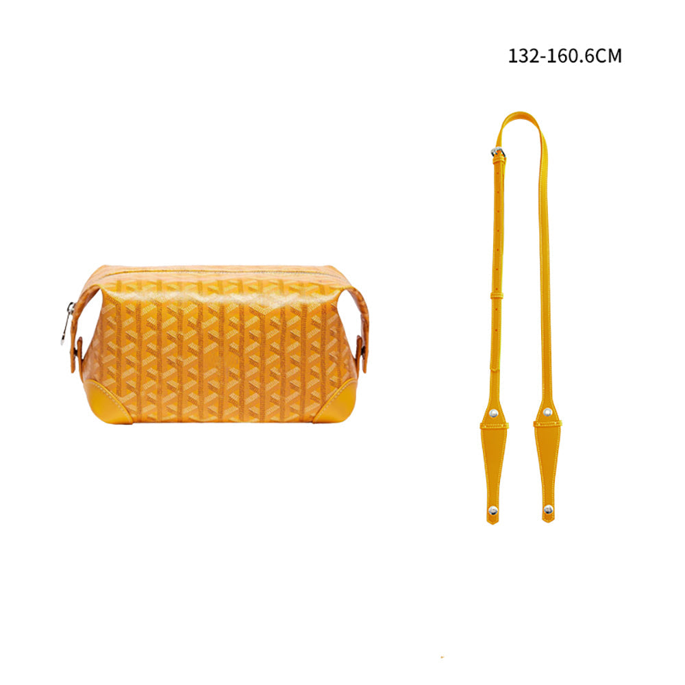 Leather Shoulder Strap for Toiletry Bag – Single Shoulder Replacement Strap Accessory