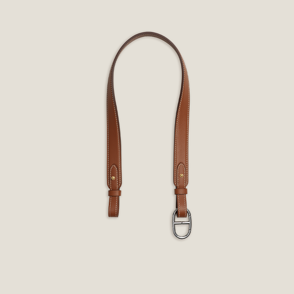3.0cm Epsom Leather Shoulder Strap for Kelly Depeches Pouches & Togo Leather Crossbody Strap for Kelly Depeches Bags