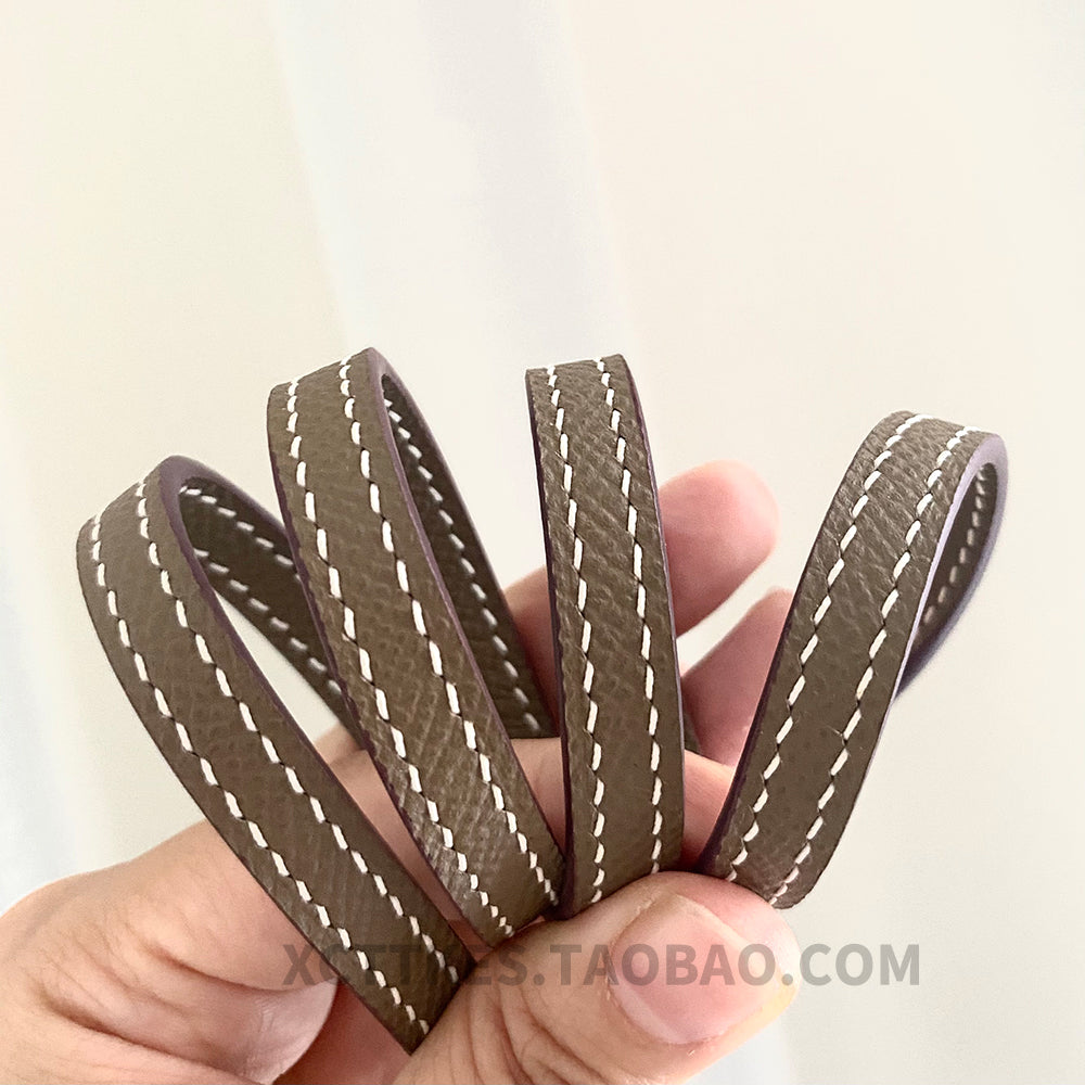 Hermès Style 'Constance/Roulis slim' Multi-Use Strap: Epsom Leather Crossbody/Waist Pouch Bandoulière for Wallet & Card Holder