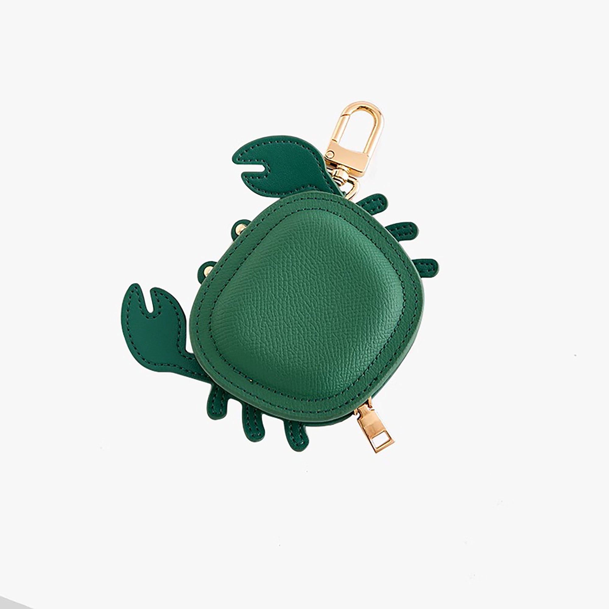 Crap charm, genuine leather coin purse, headphone bag pendant, cute accessory for bags and backpacks, creative and exquisite.