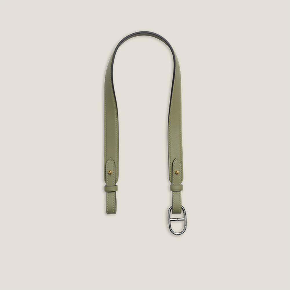 3.0cm Epsom Leather Shoulder Strap for Kelly Depeches Pouches & Togo Leather Crossbody Strap for Kelly Depeches Bags