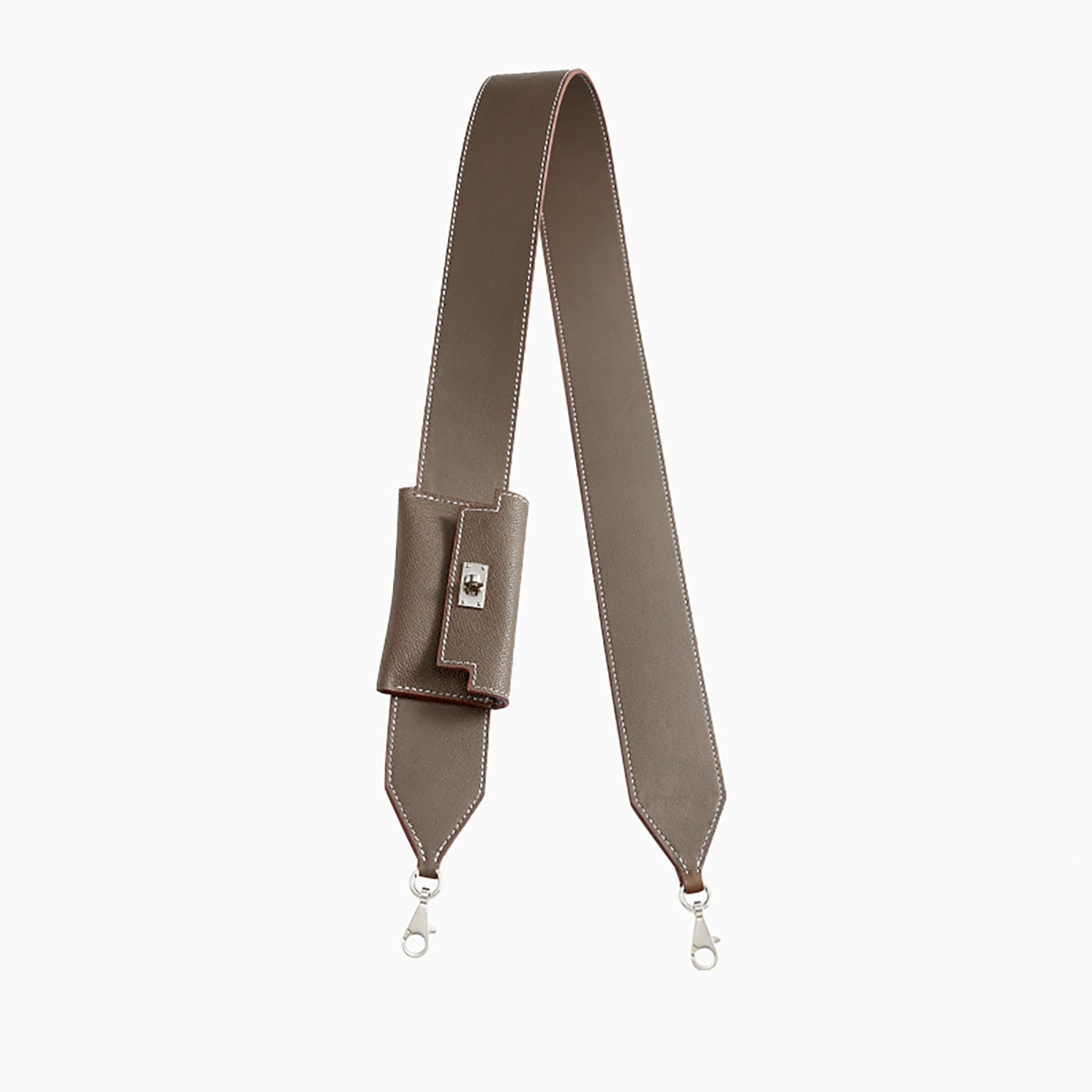Handmade Genuine Leather Shoulder Strap for Kelly Pocket – Premium Wide Leather Bag Strap