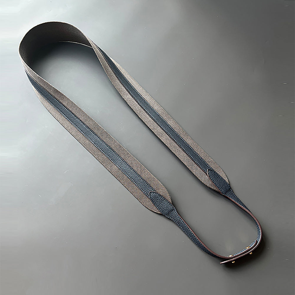 Custom Replacement Canvas Shoulder Strap for Saddle Bags, Adjustable Crossbody Strap, Handcrafted Handbag Strap